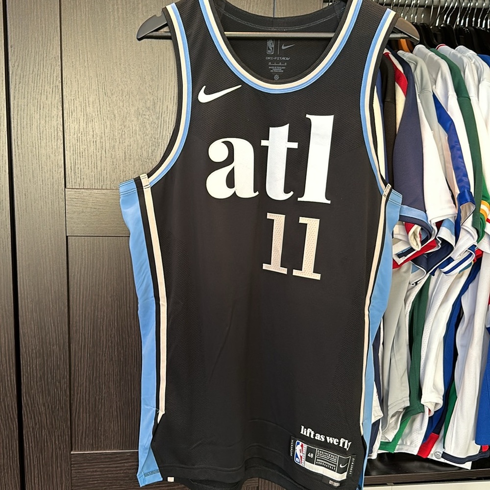 Nike Trae Young Atlanta Hawks Authentic NBA Jersey - City Edition - Black